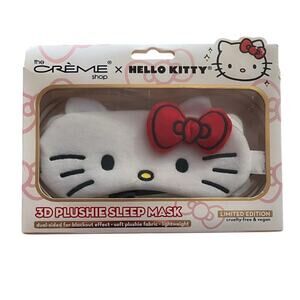 The Crème Shop x Hello Kitty 3D Plushie Sleep Mask Limited Edition Blackout